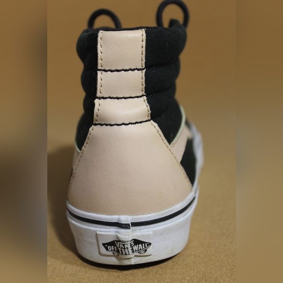 Vans Sk8-Hi reissue, black/veggie tan. EUC, men's 8 - Picture 10 of 14
